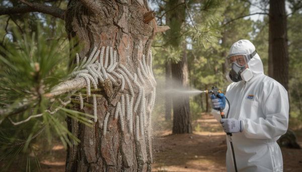 Traitement chenille processionnaire : la méthode efficace pour protéger vos arbres